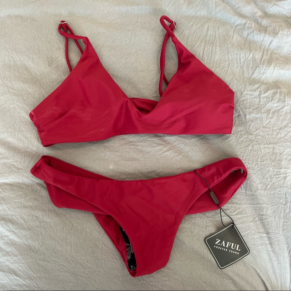 Zaful Red Bikini NWT